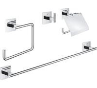 Set d'accessoires 4 en 1 - GROHE - 41115000 - Chromé - Métal - Douche