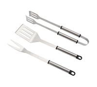 Set d'accessoires barbecue - Master Grill&Party - MG115 - Acier inoxydable - 3 ustensiles - 36 cm
