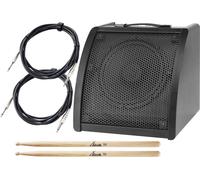Set d'accessoires Batterie électronique Amplificateur haut-parleur Aux Câbles