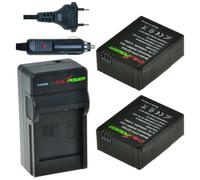 Set d'accessoires complet compatible avec GoPro Hero3 et Hero3+ - deux batteries et chargeur