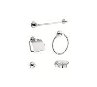 Set d'accessoires - GROHE - Essentials - Chromé - Acier inoxydable - Résistance aux taches