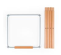Childhome Kit de pieds longs pour chaise haute Evolu extra avec repose-pieds bois naturel menthe