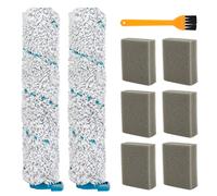 Set d'accessoires pour Leifheit Battery Suction Wiper Regulus Aqua PowerVac Wet Vacuum Cleaner, Pack de 2 rouleaux en microfibre pour Leifheit + 6 filtres éponge
