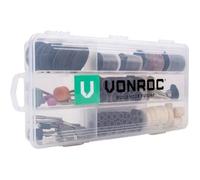 Set d'accessoires pour outil multifonction - 192 pièces - VONROC - Universel pour outils rotatifs multifonctions