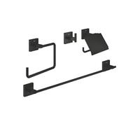 GROHE Jeu d'accessoires Start Cube 4-en- 2000 Noir mat