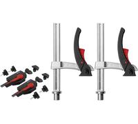 SET daction avec outils de serrage pour travailler sur la table Bessey MFT-A Envergure max.:150 mm Mesures dempattement:80 mm