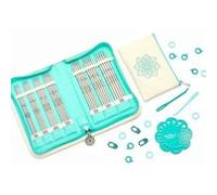 KnitPro Set d'aiguilles à tricoter double pointes Mindful Grateful acier inoxydable 15 cm Vert