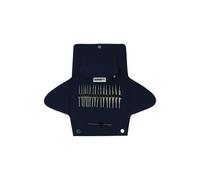 Set d'aiguilles circulaires interchangeables compatible Addi addiClick Novel courtes 8 tailles - Ecru