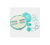 KnitPro Aiguilles interchangeables Mindful Gratitude K36301 13 cm inox bleu sarcelle & écru