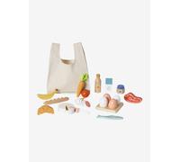 VERTBAUDET Jouet Set d'Aliments Sac de Courses Bois FSC Bois TU