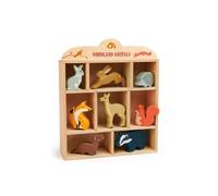 Set d'animaux en bois : animaux de la fo