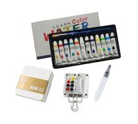 Set d'Aquarelle | Kit de Tubes d'Aquarelle | Fournitures D'Art Portables Pour Débutants Et Artistes En Extérieur