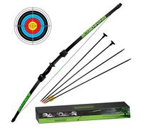 Bogenkönig Set d'arc et flèches pour Enfants à partir de 7 Ans - Force de Traction de 6,8 kg - Inclus Une Cible à Ventouse et Une flèche avec Pointe - développe Les Talents de Votre Enfant !