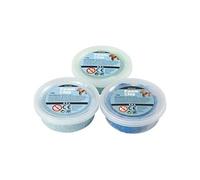 set d'argile bleu/vert 14 grammes 3 pièces