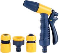 Set d'arrosage Strend Pro Garden TS4027, jardin, pour tuyau, 1x pistolet, 2x raccords, 1x adaptateur, 2 échantillons