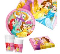 Set d'articles de fête Princesses Disney 37 pièces