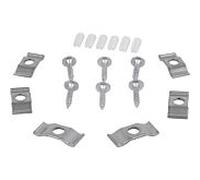 Blanc - 6 agrafes fixation Subline