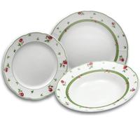 Set d'assiettes Thun, porcelaine de Karlovy Vary, Menuet, 18 pièces