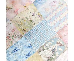 Set d'autocollants de fleurs pour scrapbooking, 150 feuilles de papier vintage pour scrapbooking fleurs pour adultes, journaling, journal, fournitures de scrapbooking, journal de bricolage, cahier