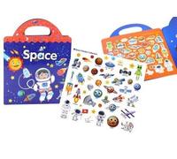 Set d'autocollants éducatifs Espace Apprendre l'anglais Livre