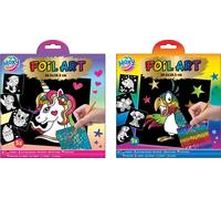 Set d'autocollants licorne 5 feuilles
