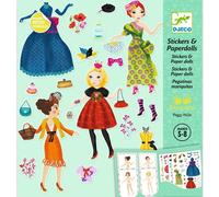 Set d'autocollants réutilisables Moda, Djeco