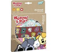 set d'autocollants Woezel et Pip 17,5 x 24,5 cm 3 feuilles