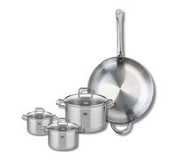 Set de 1 Poêle de cuisson 32 cm et 3 faitouts 12, 14 et 20 cm Elo Profi Citrin