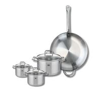 Set de 1 Poêle de cuisson 32 cm et 3 faitouts 12, 14 et 20 cm Profi Citrin Elo