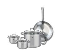 Set de 1 Poêle de cuisson 32 cm et 3 faitouts 14, 16 et 26 cm Profi Citrin Elo