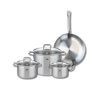 Set de 1 Poêle de cuisson 32 cm et 3 faitouts 16, 20 et 26 cm Profi Citrin Elo