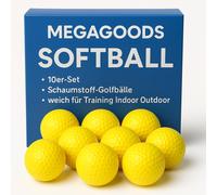 set de 10 balles de golf en mousse souple Training Indoor Outdoor FR.