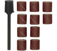 Set de 10 bandes abrasive et 1 porte-outil