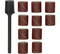 Set de 10 bandes abrasive et 1 porte-outil