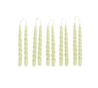 Set de 10 bougies Swirl HxØ 14x1.2cm