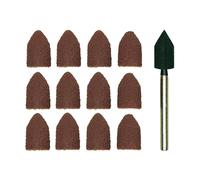 Set de 10 brosses abrasive granulation K80/K150 13 x 9mm Proxxon Micromot