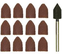 Set de 10 brosses abrasive granulation K80/K150 13 x 9mm Proxxon Micromot
