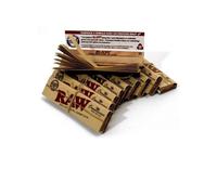 Set De 10 Carnets De Feuille Slim Pur Chanvre Raw + Toncar