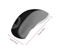set de 10 couvre-chefs pour clubs de golf, néoprène durable, lavable en machine, 3 couleurs, couvre-chefs de protection pour clubs de golf (gris-noir)