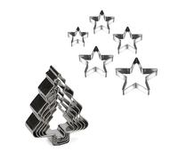 Set de 10 emporte-pièces étoiles et sapin