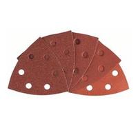 Set feuilles abrasives Delta perforé Bosch Accessories 2609256957 Grain 60, 80, 120, 180, 240 Cote d'encoignure 93 mm 1 set