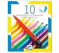 10 feutres pinceaux +6y les couleurs