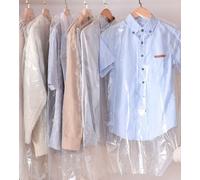 set de 10 housses de protection pour vêtements Transparent - Protection de manteau transparent - Film pour vêtements 60x120cm - 10 pièces sac pour vêtements - Housses de protection pour vêtements - Ho