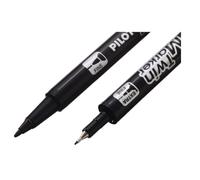 Pilot Pen – Marqueurs Twin Marker – Pochette 10 – Double pointe 0,8/2 mm – Permanent multicolore
