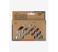 Set de 10 paillettes & sequins BIO RAINBOW folia avec colle multicolore TU