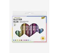 Set de 10 stylos colle pailletée folia multicolore TU