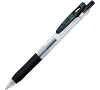 Set De 10 Stylos Encre Gel Noire Pointe Fine 0,4mm - Zebra Sarasa B-Jjs15-Bk