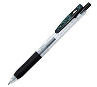 Zebra Pen Stylos encre gel Sarasa B-JJS15-BK encre noire pointe fine 0,4 mm Set de 10