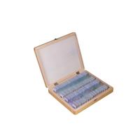 Set de 100 lames préparées bresser, avec étui
