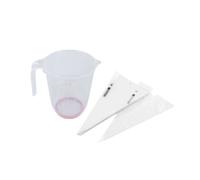 Set de 100 poches à douilles professionnelles - FACKELMANN PROFESIONAL - Verre doseur 1 L - 50 cm